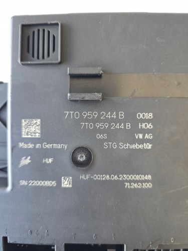 VW MULTIVAN TRANSPORTER T7 Sterownik drzwi przesuwnych OEM 7T0959244B