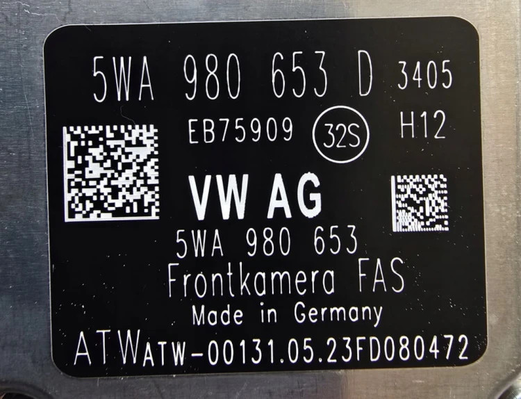 5WA980653D VOLKSWAGEN SEAT SKODA KAMERA ASYSTENT PASA RUCHU