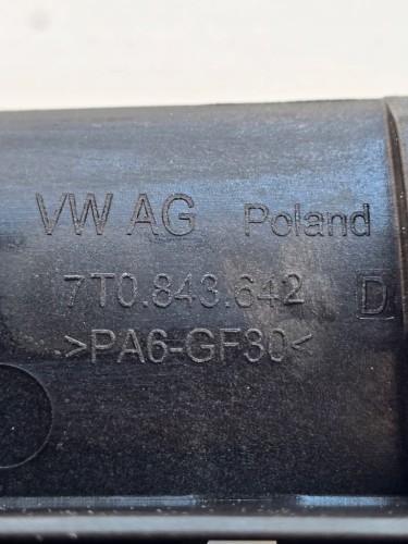 VW T7 MULTIVAN KLAMKA WEWNĘTRZNA DRZWI PRAWYCH PRZESUWNYCH 7T0843642D
