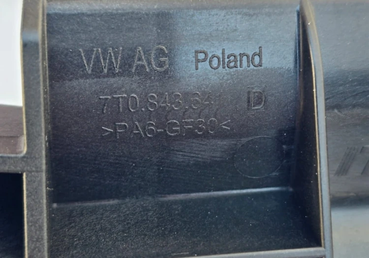 VW T7 MULTIVAN KLAMKA WEWNĘTRZNA DRZWI LEWYCH PRZESUWNYCH 7T0843641D