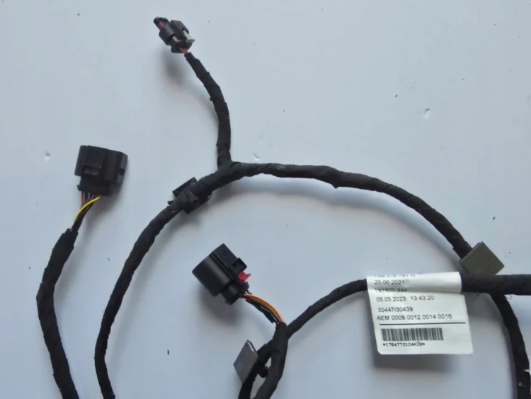 VW T.7 MULTIVAN WIĄZKA INSTALACJA 4PDC ZDERZAKA TYLNI TYŁ 7T0971104K