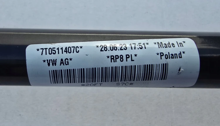 DRĄŻEK STABILIZATORA TYŁ TYLNY VW MULTIVAN T7 7T0511407C