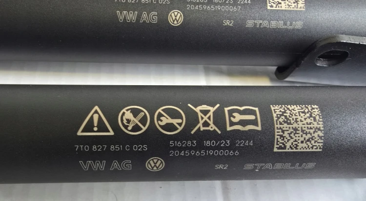 VW MULTIVAN T7 ELEKTRYCZNE SIŁOWNIKI KLAPY BAGAŻNIKA 7T0827851C KOMPLET