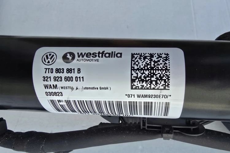 7T0803881B HAK HOLOWNICZY ELKTRYCZNY OEM T7 MULTIVAN TRANSPORTER WESTFALIA