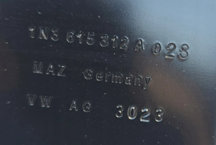 1N3407621B 1N3615312A 1N3400054AG ZWROTNICA PRZÓD PRAWY OEM VW ID, BUZZ