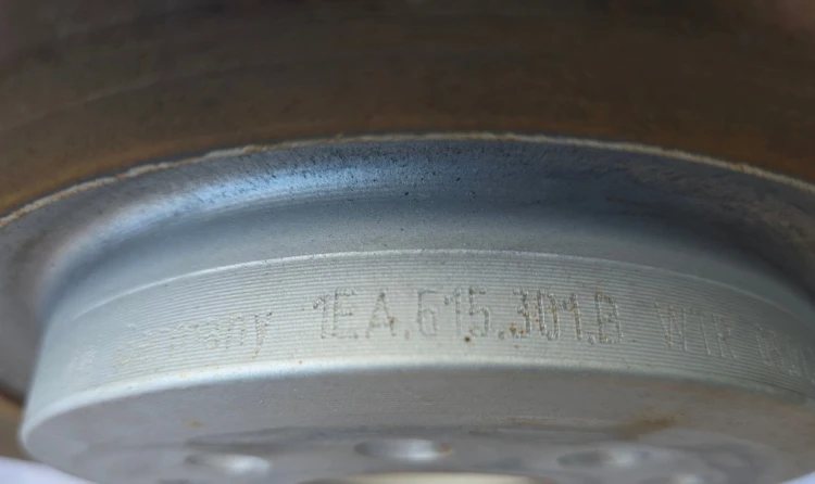 1EA615301B WTR 1EA615115M TARZCZE HAMULCOWE+KLOCKI PRZEDNIE OEM VW ID BUZZ