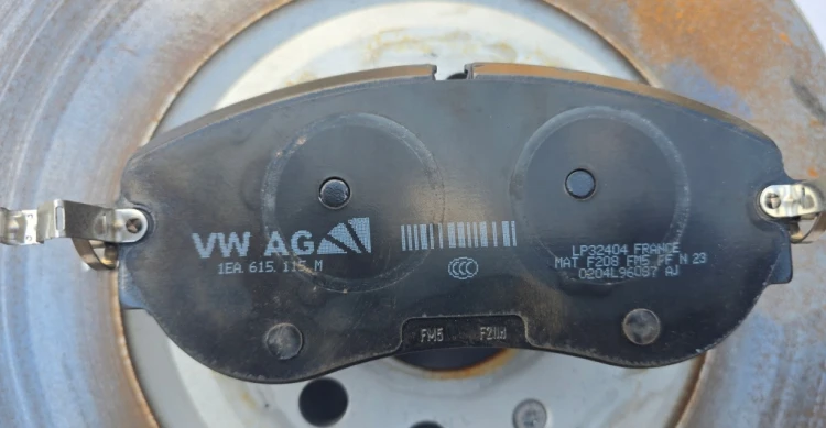 1EA615301B WTR 1EA615115M TARZCZE HAMULCOWE+KLOCKI PRZEDNIE OEM VW ID BUZZ