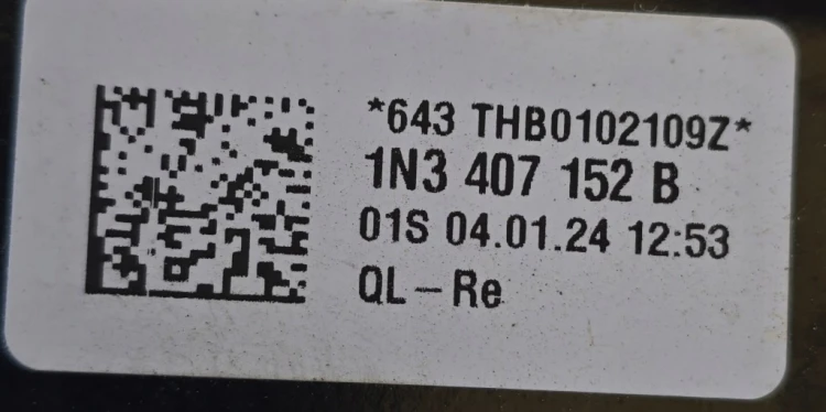 1N3407152B 1N3407118B 1N3365B WAHACZ PRAWY PRZEDNI OEM VW ID BUZZ