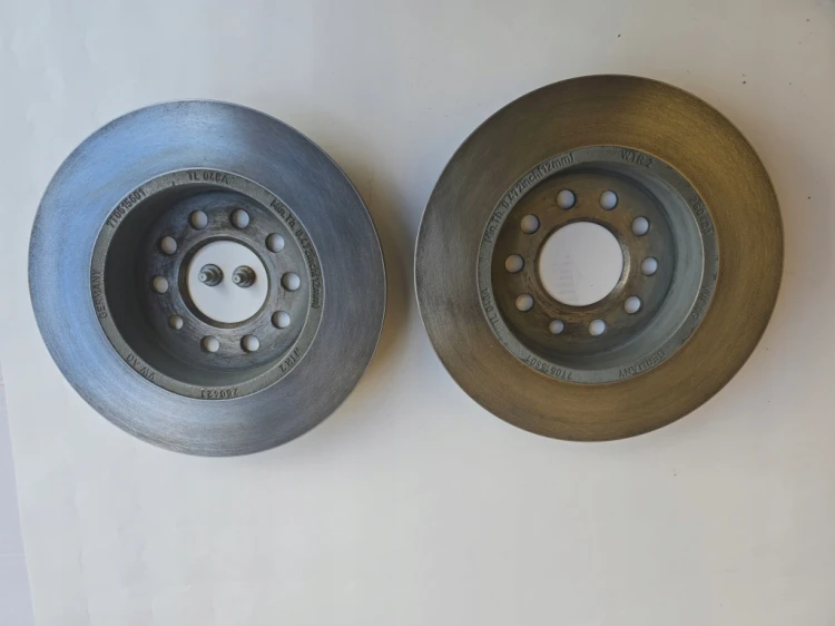 7T0615601 7T0615416C TARZCZE HAMULCOWE+KLOCKI TYLNE OEM VW T7 TRANS MULTIV