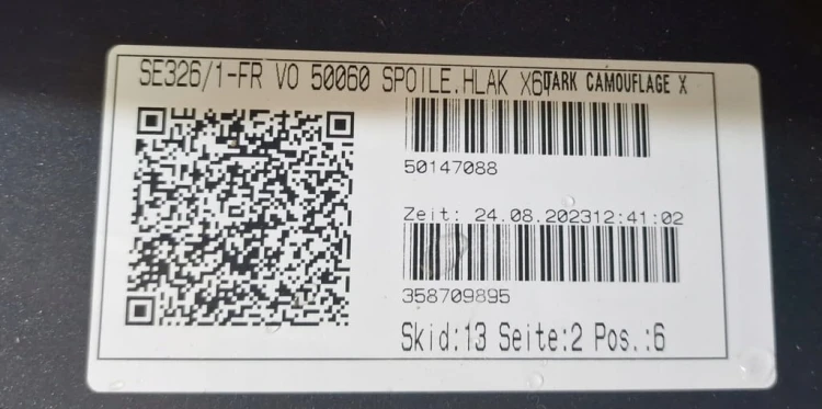 SEAT TARRACO FR LX6T 6PDC ZDERZAK PRZÓD PRZEDNI 5FJ807221