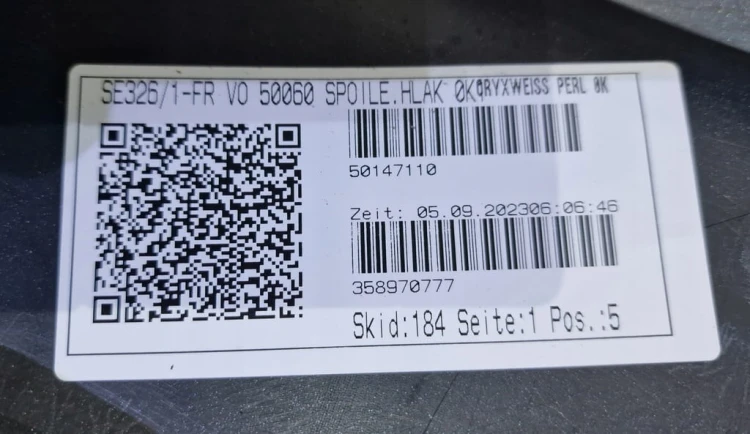 SEAT TARRACO FR L0K1 6PDC ZDERZAK PRZÓD PRZEDNI 5FJ807221