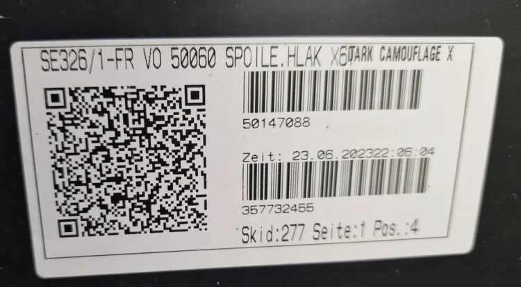 SEAT TARRACO FR LX6T 6PDC ZDERZAK PRZÓD 5FJ807221