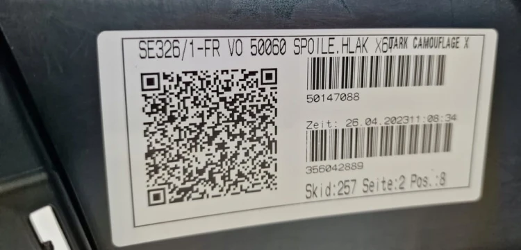 SEAT TARRACO FR LX6T 6PDC ZDERZAK PRZÓD 5FJ807221