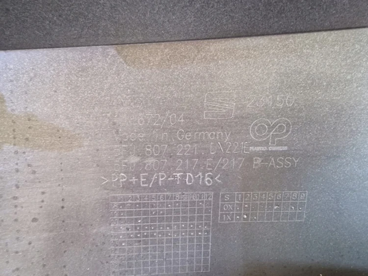 SEAT TARRACO LA7W 6XPDC ZDERZAK PRZEDNI 5FJ807221
