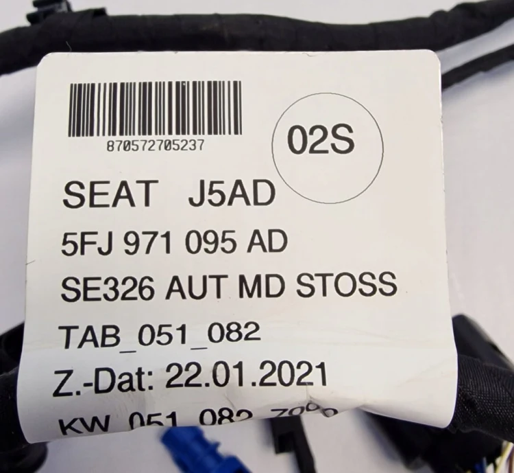 SEAT TARRACO WIĄZKA ZDERZAK KAMERA RADAR 6PDC PRZÓD 5FJ971095AD