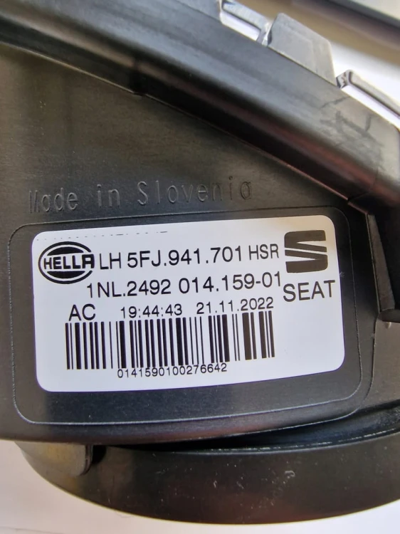 SEAT TERRACO NOWE ORYGINALNE OEM HALOGEN LED LEWY PRZÓD 5FJ941701 HSR