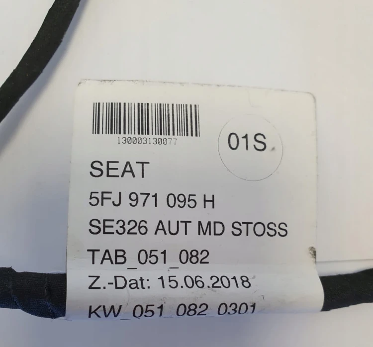 SEAT TERRACO WIĄZKA ZDERZAKA PRZÓD 6 PDC RADAR 5FJ