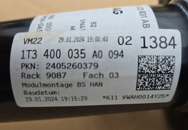 AMORTYZATOR PRZEDNI VW ID BUZZ 1N3413031AB 1N3412021GQ 1T3400035A0