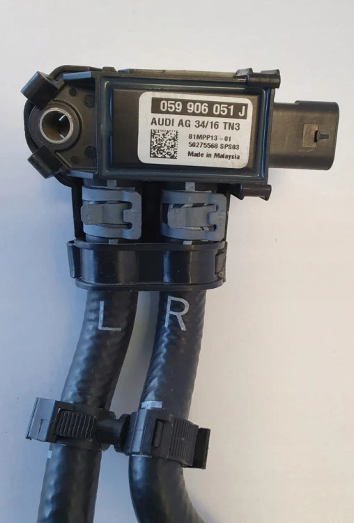 TOUAREG 3 AUDI CZUJNIK CIŚNIENIA DPF PRZEWODY 059