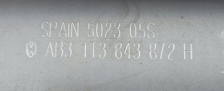 VW ID BUZZ CARGO PROWADNICA SZYNA DRZWI BOCZNA PRAWA 1T3843872H