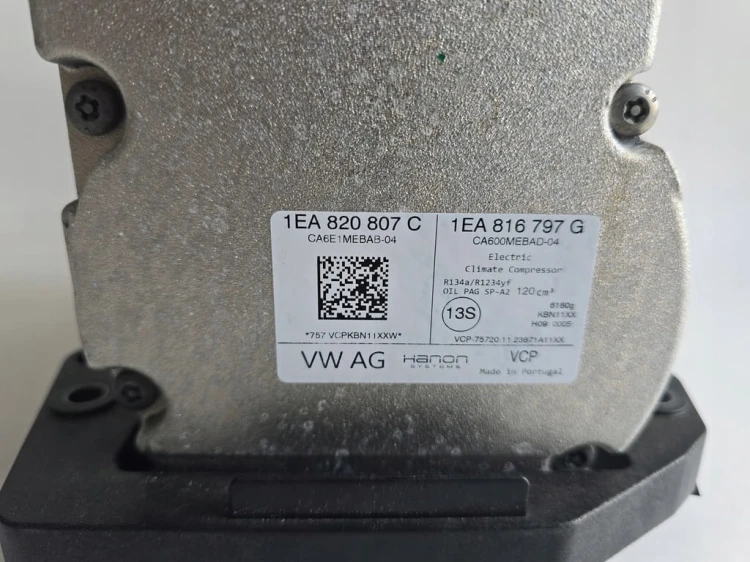 VW ID BUZZ KOMPRESOR SPRĘŻARKA KLIMATYZACJI 1EA820807C OEM 1N3816721