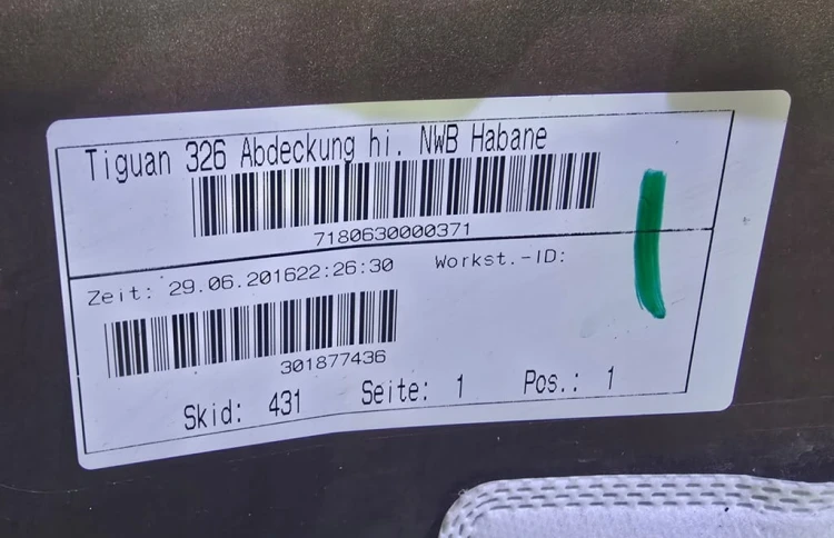ZDERZAK TIGUAN II ZDERZAK TYŁ TYLNY habanero ZDRZAK 6PDC PRZED LIFTOWY 5NA