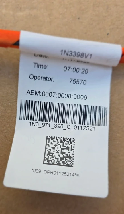 VW ID. BUZZ Kabel wysokiego napięcia do ładowarki 1N3971398C