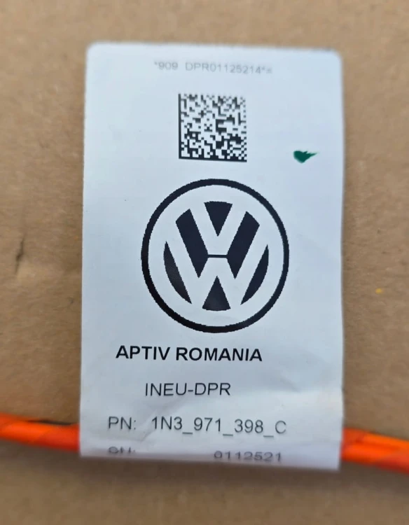 VW ID. BUZZ Kabel wysokiego napięcia do ładowarki 1N3971398C