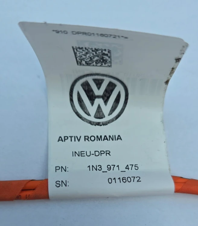 VW ID BUZZ Wiązka przewodów wysokiego napięcia ogrzewania 1N3971475