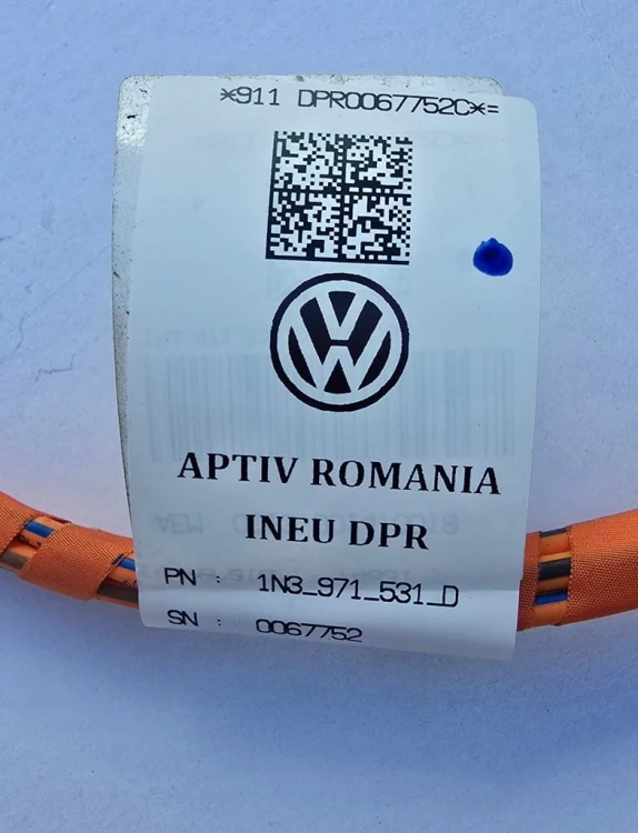 VW ID BUZZ Wiązka przewodów wysokiego napięcia gniazda ładowania 1N3971531D