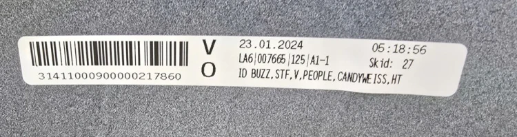 ZDERZAK VW ID.Buzz ZDERZAK PRZEDNI PRZÓD 4PDC NOWY OEM LB9A 1T3853677
