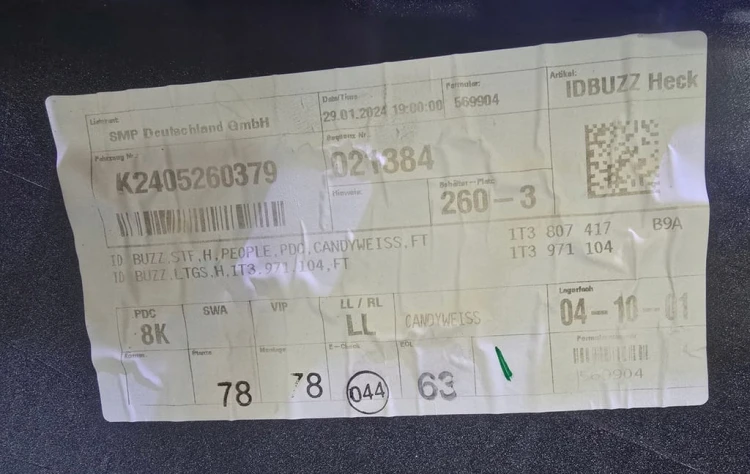 ZDERZAK VW ID.Buzz ZDERZAK TYŁ TYLNY 4PDC NOWY OEM LB9A 1T3807417