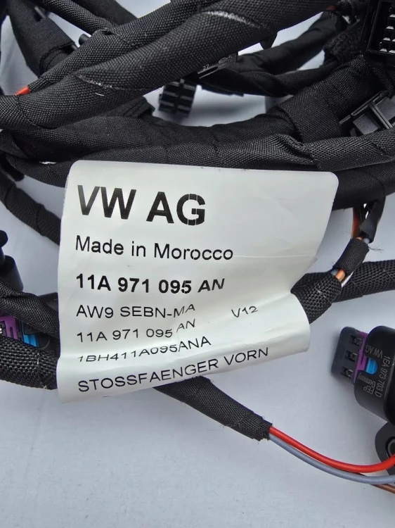 VW ID.4 WIĄZKA INSTALACJA 6 PDC ZDERZAKA PRZÓD 11A971095AN