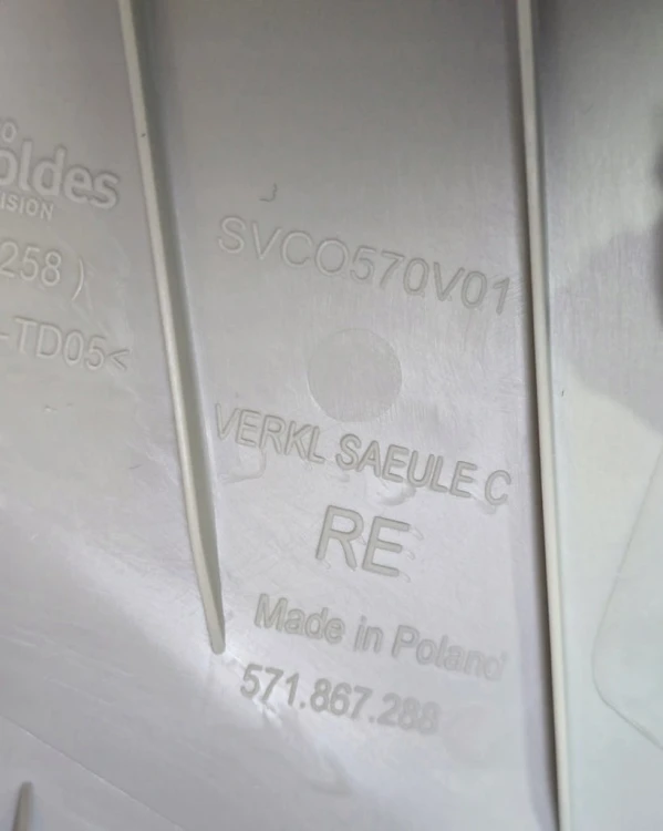 VW TIGUAN III OSŁONA POSZYCIE SŁÓPKA TYŁ PRAWY 571867288