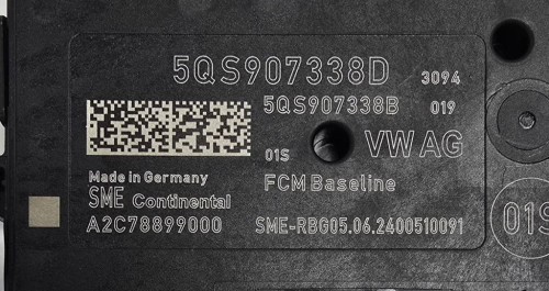 VW TIGUAN III MODUŁ STEROWNIK ŚWIATEŁ I REGULACJI 5QS907338D