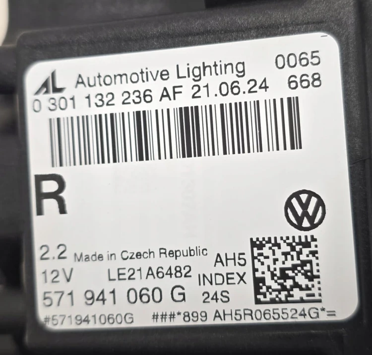 VW TIGUAN III LAMPA PRAWA PRZÓD FULL LED IQ.LIGHT 571941060G EUROPA NOWA