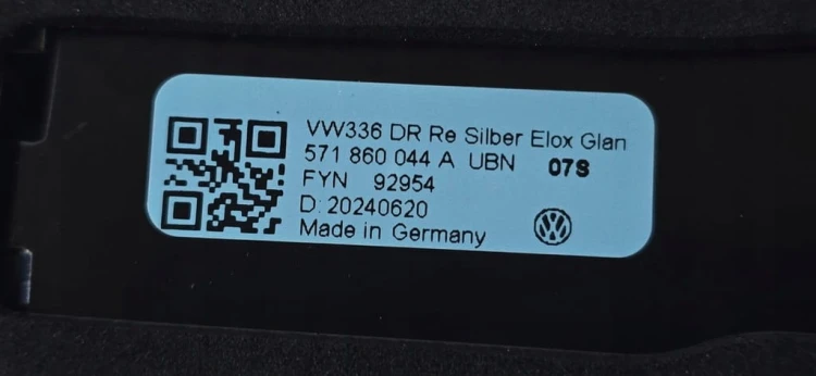 VW TIGUAN III 3 RELINGI DACHOWE 571860043A 571860044A UBN SILBER ELOX GLAN