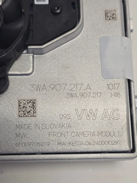 VW SKODA AUDI SEAT ASYSTENT KAMERA PRZEDNIA SZYBY PRZÓD 3WA907217A