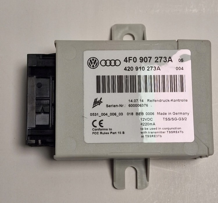 AUDI MODUŁ STEROWNIK CIŚNIENIA OPON 4F0907273A