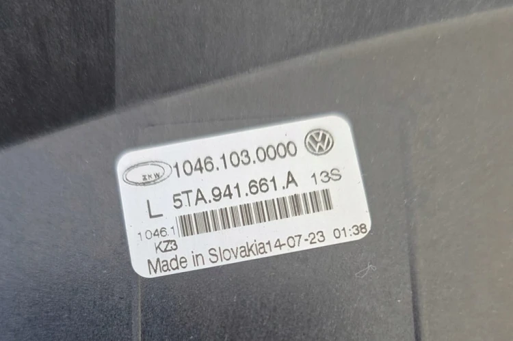 VW TOURAN II HALOGEN NOWY LEWY 5TA941661A