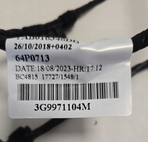 VW PASSAT B8 WIĄZKA 4PDC ZDERZAKA TYŁ 3G9971104M