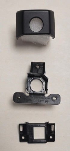 VW TIGUAN III UCHWYT KAMERY OBUDOWA PRZÓD GRILL 571853140 CZARNY MAT