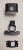 VW TIGUAN III UCHWYT KAMERY OBUDOWA PRZÓD GRILL 571853140 CZARNY MAT