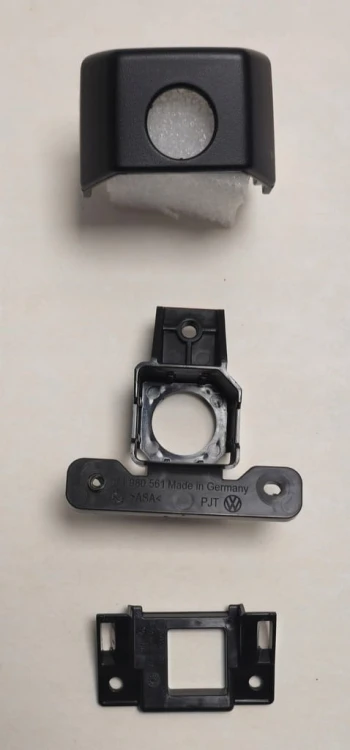 VW TIGUAN III UCHWYT KAMERY OBUDOWA PRZÓD GRILL 571853140 CZARNY MAT