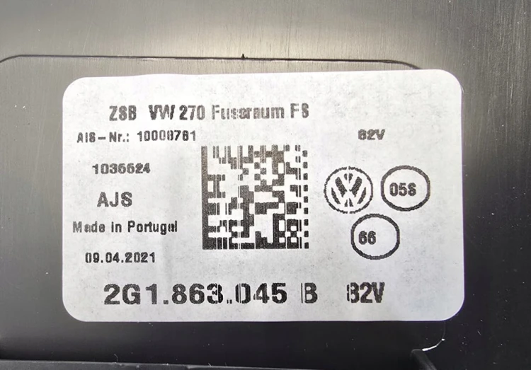 VW POLO VI 2G OSŁONA TUNELU LEWA 2G1863045B