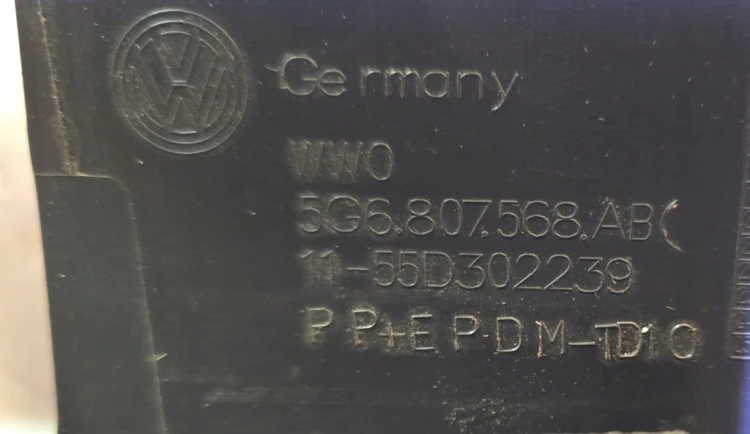 VW GOLF GTI HB 7 VII 6PDC ZDERZAK TYŁ TYLNY LC9X 5G6807421BK 5G6807568AB