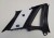 VW POLO VI GTI OSŁONA SŁUPKA PRAWY TYŁ SZYBA 2GS867288A CZARNA
