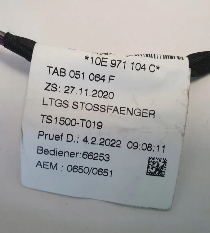 CUPRA BORN WIĄZKA 6PDC ZDERZAKA TYŁ 10E971104C