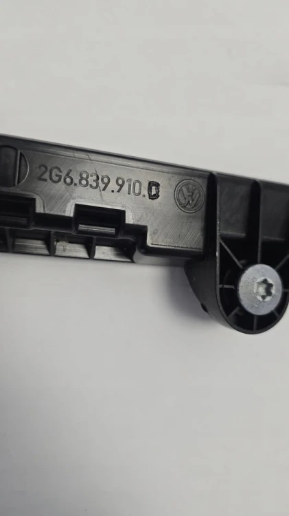 VW POLO VI LISTWA OSŁONA SŁUPKA DRZWI PRAWY TYŁ 2G6839910