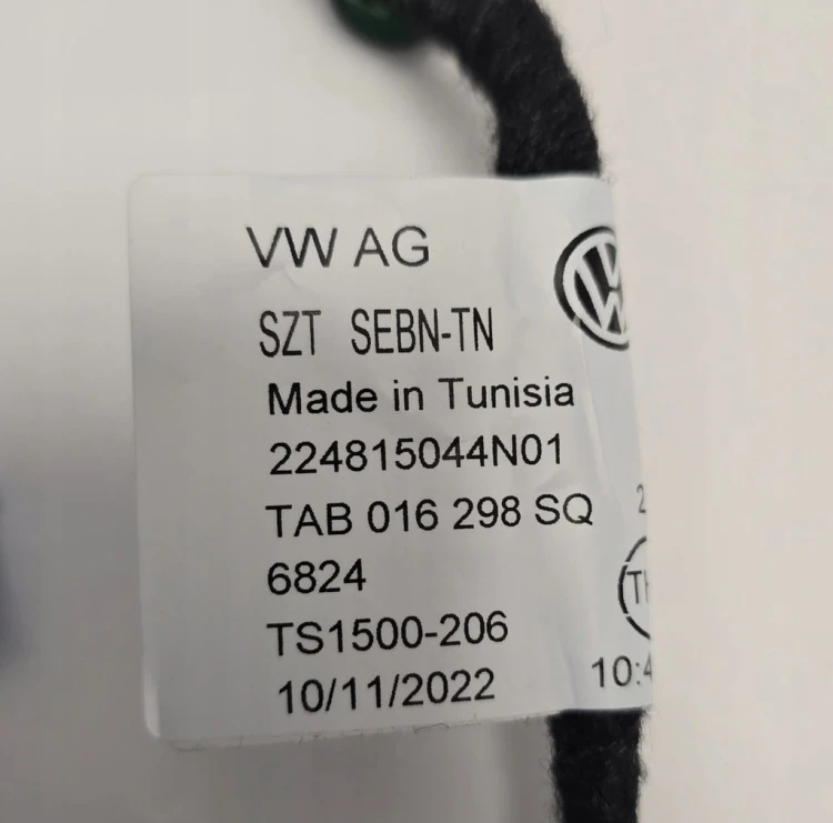 VW ID.4 INSTALACJA DRZWI TYLNE WIĄZKA TAB 016 298 SQ
